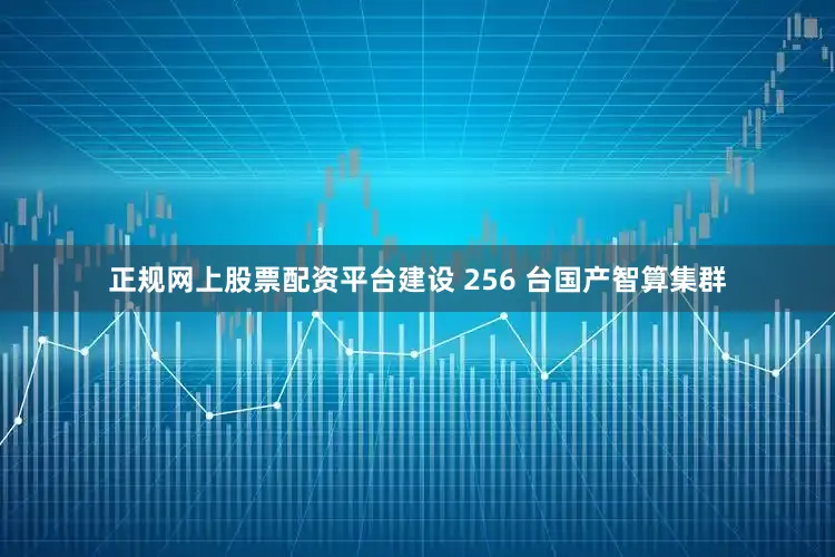 正规网上股票配资平台建设 256 台国产智算集群